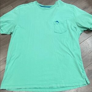 Tommy Bahama Seafoam Green Short Sleeve Tee